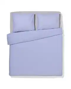 Bettbezug 240x200/220 cm weiche Baumwolle lavendelfarben