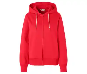 Sweatjacke, rot