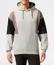 Bild 1 von Sweatshirt mit Kontrasteinsätzen, grau melange