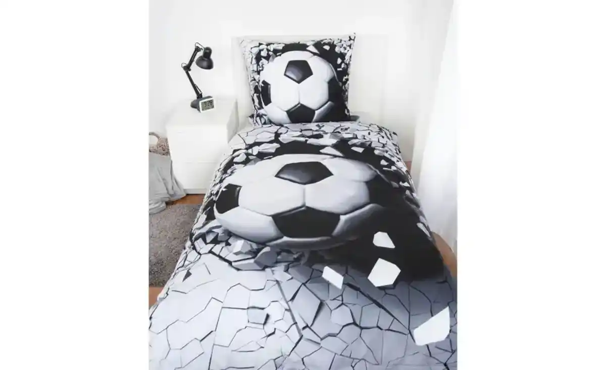 Bild 1 von Herding Bettwäsche-Set 3D Fußball