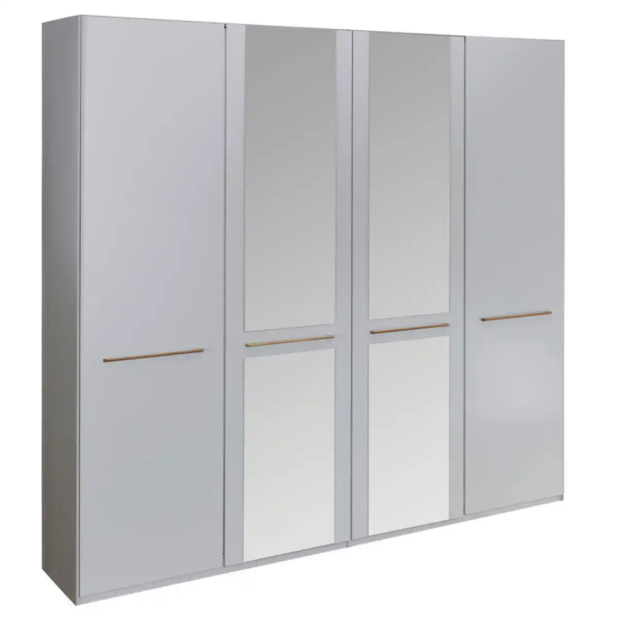 Bild 1 von Venda Drehtürenschrank, Weiß, Holzwerkstoff, 2 Fächer, 200x216x58 cm, Schlafzimmer, Kleiderschränke, Drehtürenschränke