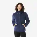 Bild 1 von QUECHUA Fleecejacke Damen warm Winterwandern - NH500 blau