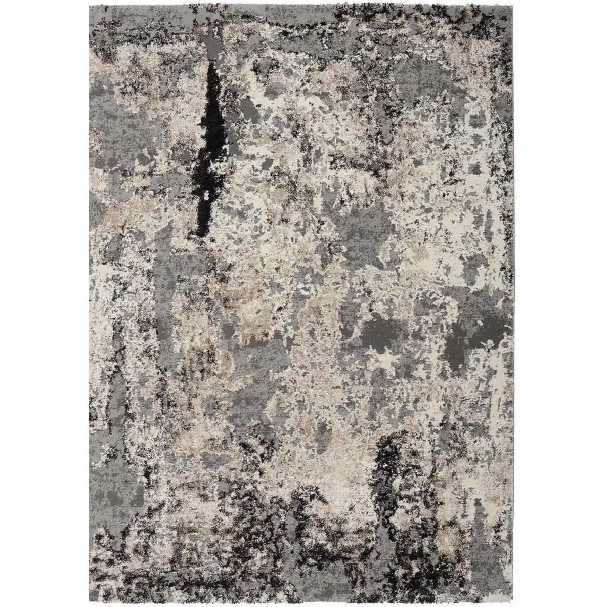 Bild 1 von Novel Läufer Timeline Quantum, Hellgrau, Textil, Abstraktes, rechteckig, 80x300 cm, in verschiedenen Größen erhältlich, Teppiche & Böden, Teppiche, Teppichläufer