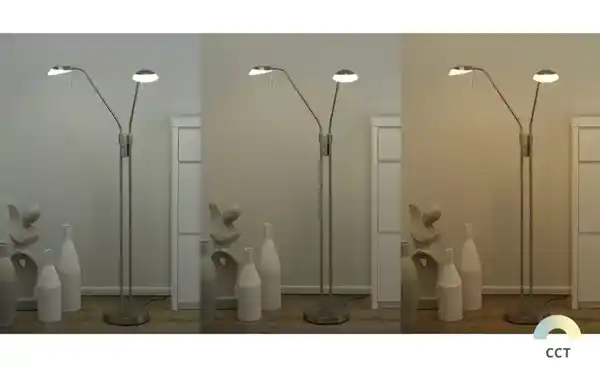 Bild 3 von Fischer-Honsel LED-Lese-Leuchte 2-flammig, Nickel-matt