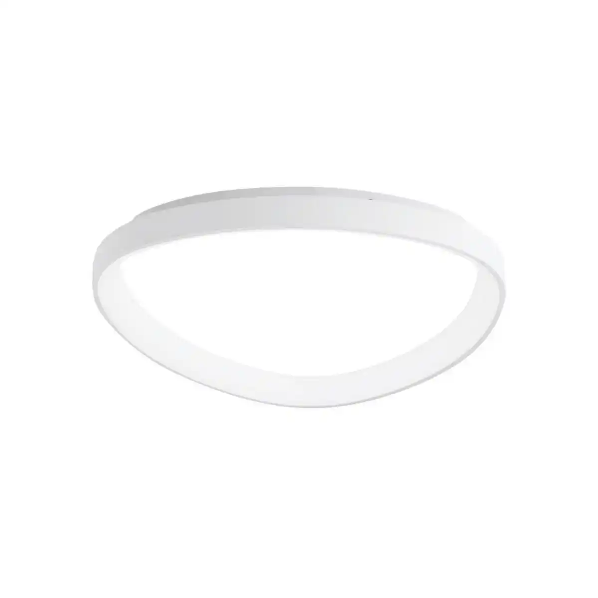 Bild 1 von Fabas Luce Led-Deckenleuchte Quirk, Weiß, Metall, Kunststoff, F, 7 cm, DIN EN ISO 9001, Stufenschalter, Farben fixierbar, Farbtemperaturwechsler, gleichmäßige Lichtverteilung, Lampen & Leuchten, I