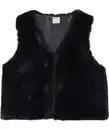 Bild 1 von Kunstfellweste, schwarz