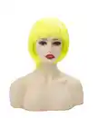 Bild 1 von Erwachsenenperücke Karneval, gelb