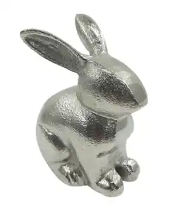 Deko-Hase Ostern, silber