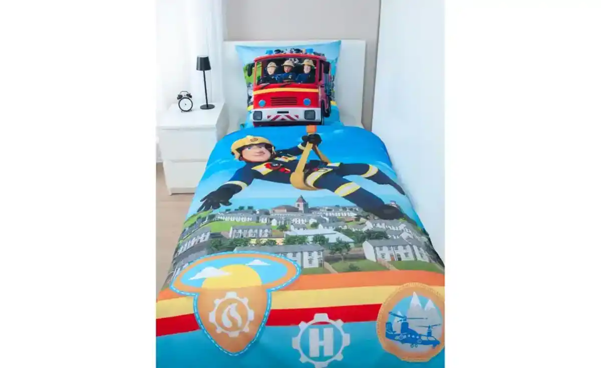 Bild 1 von Herding Bettwäsche-Set Feuerwehrmann Sam