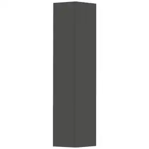 Moderano Garderobenschrank, Anthrazit, Holzwerkstoff, 5 + extra bestellbar Fächer, 40x165x33 cm, Beimöbel erhältlich, erweiterbar, wandhängend, Garderobe, Garderobenschränke, Garderobenschränke