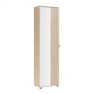 Garderobenschrank Pisa Taupe/Eichefarben, Taupe, Eichefarben