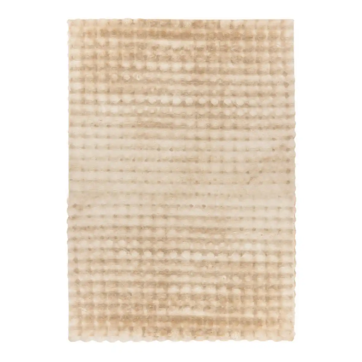 Bild 1 von Obsession Hochflorteppich My Aspen, Beige, Textil, Struktur, rechteckig, 80x150 cm, Oeko-Tex® Standard 100, Teppiche & Böden, Teppiche, Fellteppiche