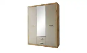 Drehtürenschrank   ¦ beige ¦ Maße (cm): B: 151 H: 198 T: 55.0 Schränke > Kleiderschränke > Drehtürenschränke - Möbel Kraft
