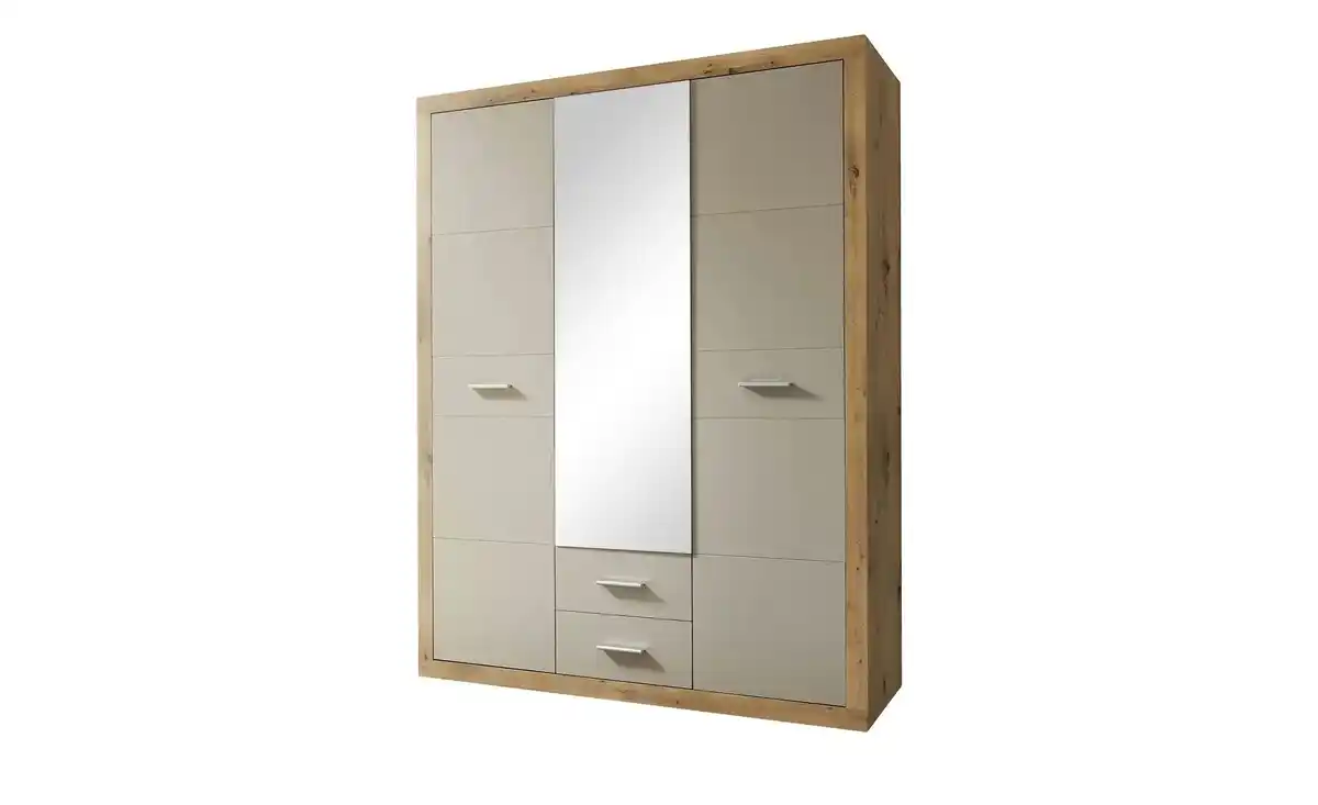 Bild 1 von Drehtürenschrank   ¦ beige ¦ Maße (cm): B: 151 H: 198 T: 55.0 Schränke > Kleiderschränke > Drehtürenschränke - Möbel Kraft