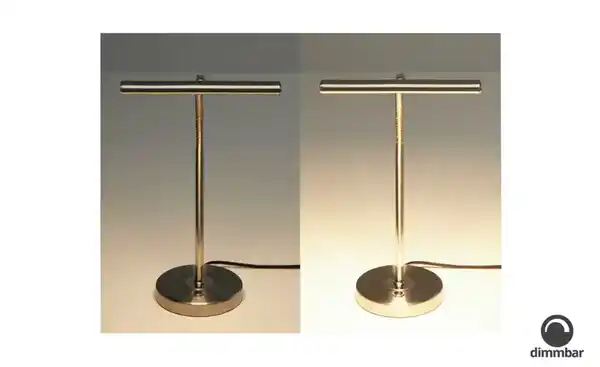 Bild 3 von Trio Tischleuchte, 1-flammig, Nickel-matt mit Schwanenhals