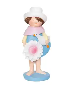 Dekofigur Frühling, rosa