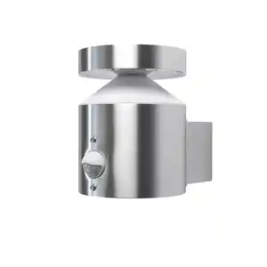 Osram LED-AUßENLEUCHTE, Edelstahl, Metall, Kunststoff, 10.1x13.7x15 cm, Bewegungsmelder, Dämmerungssensor, Lampen & Leuchten, Außenbeleuchtung, Außenleuchten