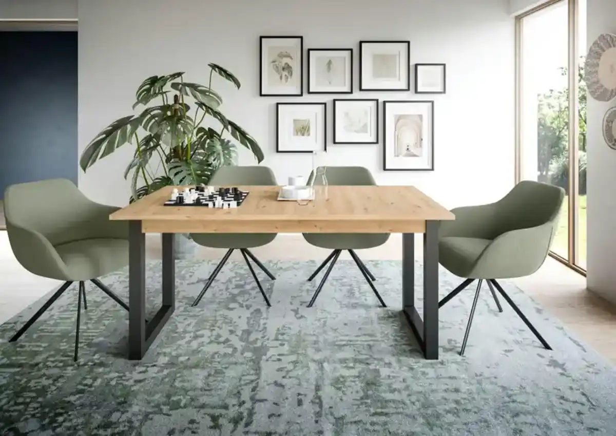 Bild 1 von Esstisch 150 x 90 cm ausziehbar Tili