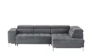 Ecksofa mit verstellbaren Kopfstützen  ¦ grau ¦ Maße (cm): B: 284 H: 97 T: 200.0 Polstermöbel > Sofas > Ecksofas - Möbel Kraft