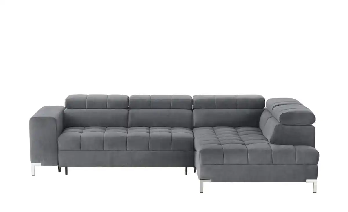 Bild 1 von Ecksofa mit verstellbaren Kopfstützen  ¦ grau ¦ Maße (cm): B: 284 H: 97 T: 200.0 Polstermöbel > Sofas > Ecksofas - Möbel Kraft