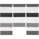 Bild 1 von Kurzgardine, Grau, Weiß, Hellgrau, Textil, Streifen, 90x80 cm, Oeko-Tex® Standard 100, mit Beschwerungsstab, Wohntextilien, Gardinen & Vorhänge, Fertiggardinen, Scheibengardinen