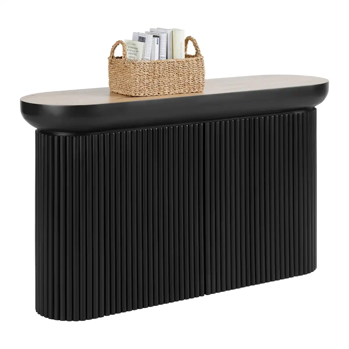 Bild 1 von Konsole Tiffy Schwarz/Eichefarben, Schwarz, Eichefarben