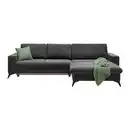 Bild 1 von Ecksofa Sunny Schwarz, Schwarz