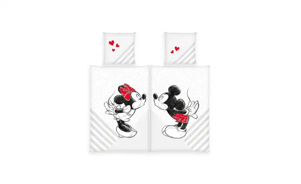 Bild 2 von Disney Bettwäsche-Set Mickey & Minnie