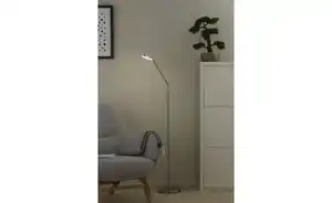 Fischer-Honsel LED-Leseleuchte, Nickel-matt mit Dimmer Dent