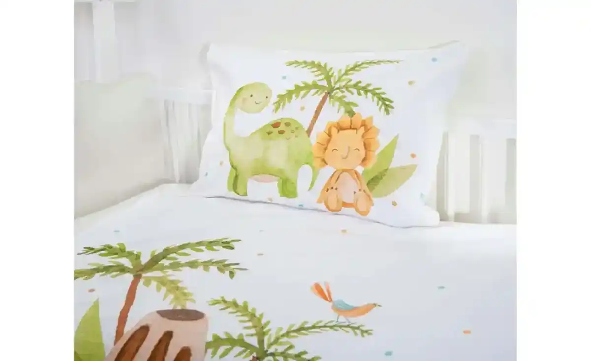 Bild 2 von Herding Bettwäsche-Set Dinos