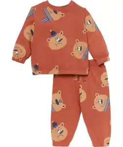 Jogginganzug Bärchen, rostbraun
