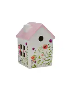 Deko-Haus Frühling, weiß