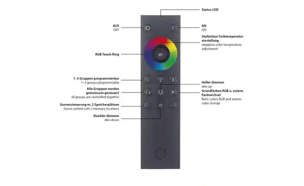 Bild 4 von Q-Smart Home Lights Deckenleuchte, 1-flammig, nickel matt