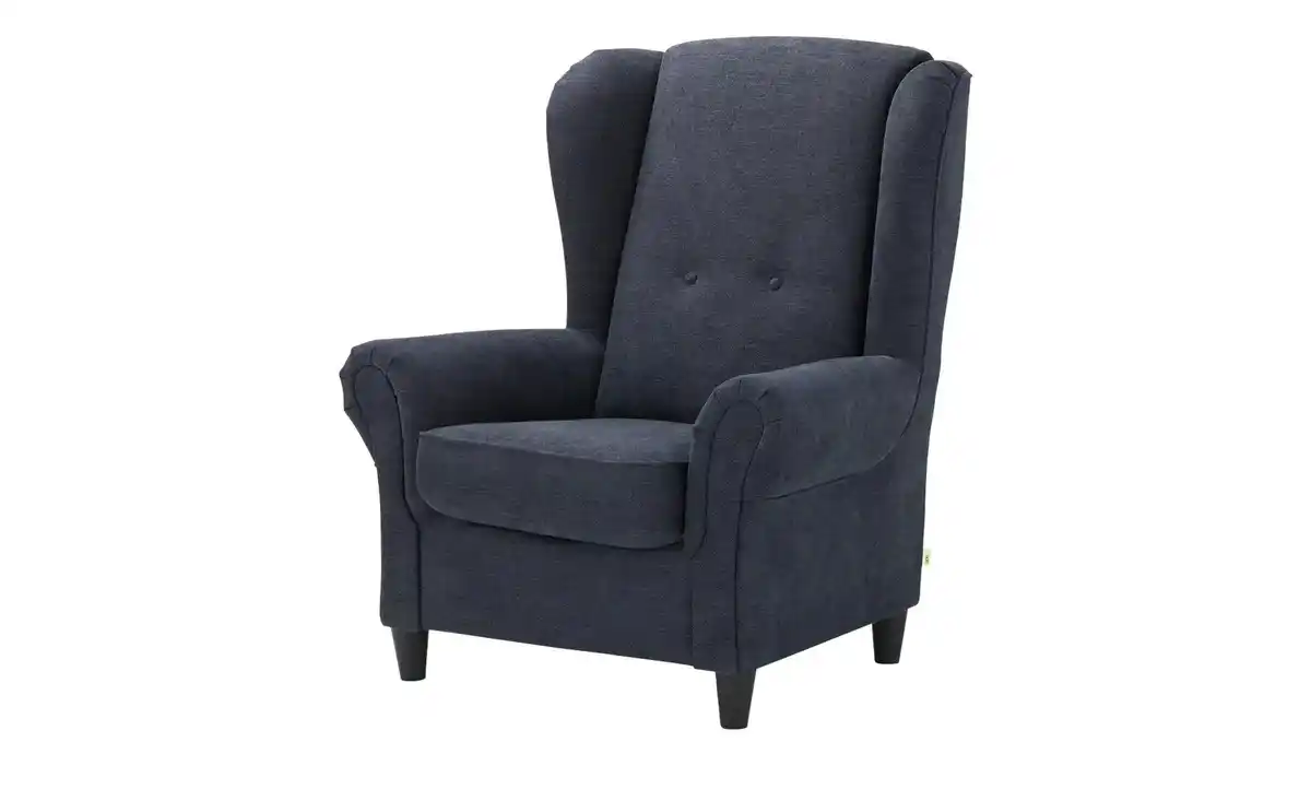 Bild 1 von Sessel  Kivana ¦ blau ¦ Maße (cm): B: 94 H: 112 T: 94.0 Polstermöbel > Sessel > Ohrensessel - Möbel Kraft