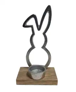 Teelichthalter Ostern, silber