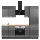 Bild 1 von Nobilia Küchenblock Flash, Eiche, Schiefer, Metall, 1 Schubladen, nur wie online abgebildet bestellbar, 240 cm, Blauer Engel, Pefc, Goldenes M, Made in Germany, DGM-Klimapakt, seitenverkehrt erhält