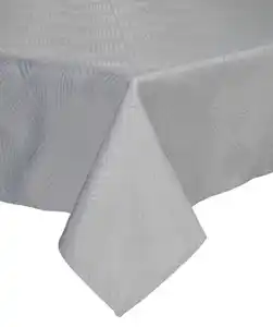 Tischdecke mit strukturiertem Muster, grau
