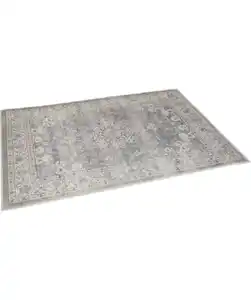 Teppich Ramadan, grau gemustert