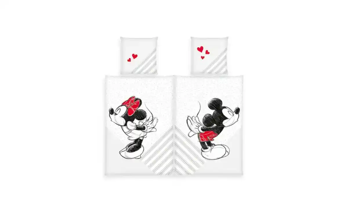 Bild 1 von Disney Bettwäsche-Set Mickey & Minnie