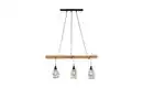 Bild 1 von Paul Neuhaus Pendelleuchte, 3-flammig, Eukalyptus-Holz/ Metall