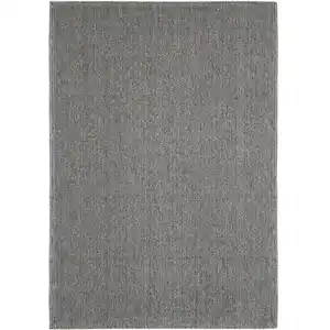 Novel Webteppich Loom, Grau, Textil, Uni, rechteckig, 240x340 cm, Oeko-Tex® Standard 100, pflegeleicht, Teppiche & Böden, Teppiche, Webteppiche