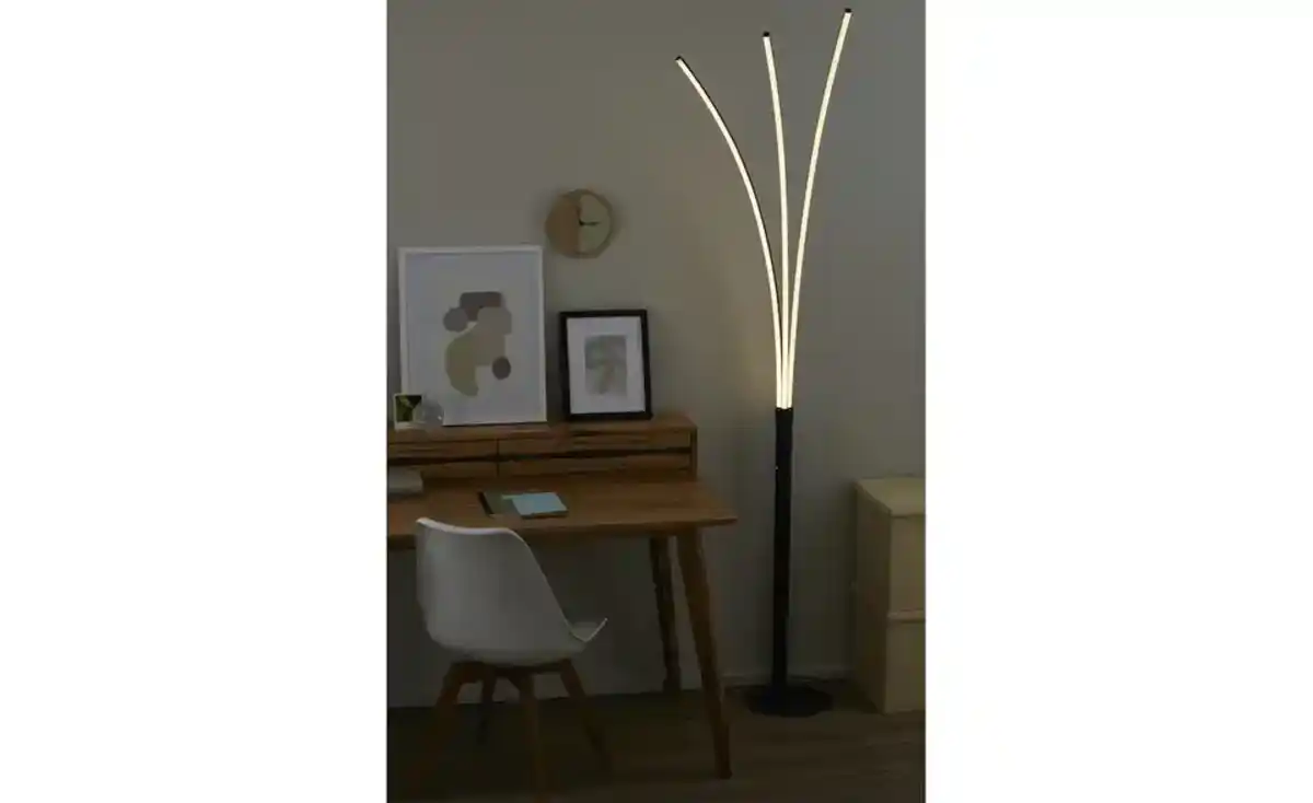 Bild 1 von Paul Neuhaus Bogenleuchte, 3-flammig, schwarz