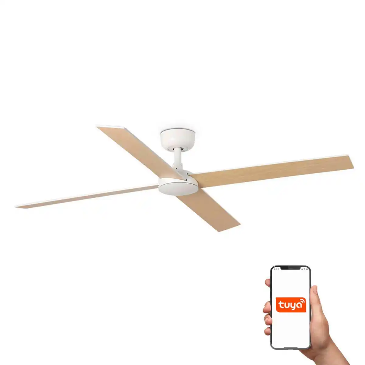 Bild 1 von Deckenventilator, Metall, 23.2 cm, Lampen & Leuchten, Innenbeleuchtung, Deckenleuchten