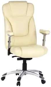 Chefsessel Embassy 200 Creme/Silberfarben, Creme, Silberfarben