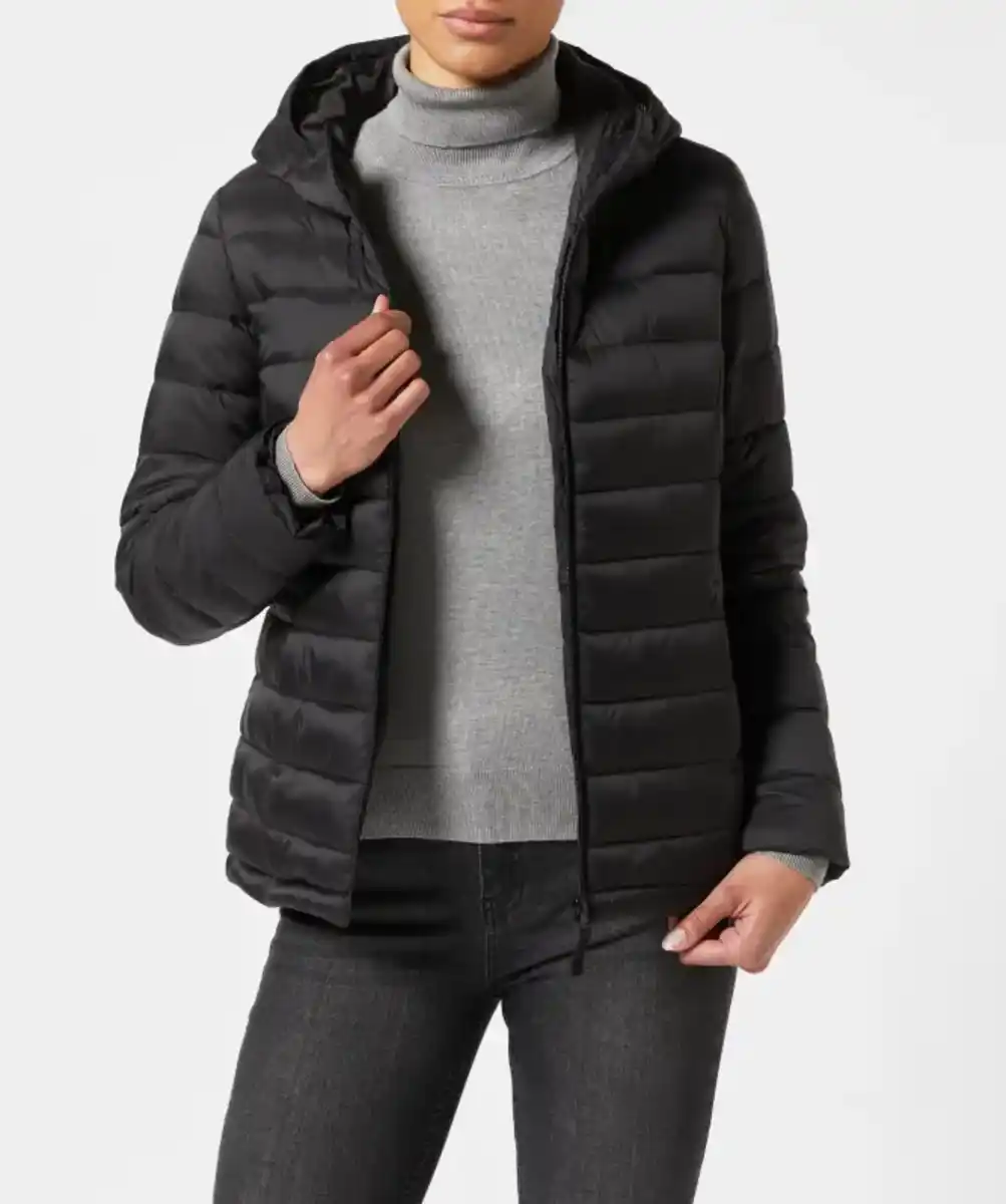 Bild 1 von Steppjacke mit Seitentaschen, schwarz