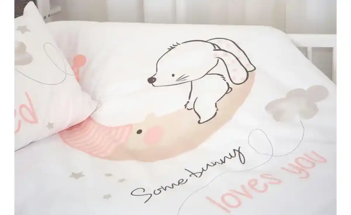 Bild 2 von Herding Bettwäsche-Set Little Bunny