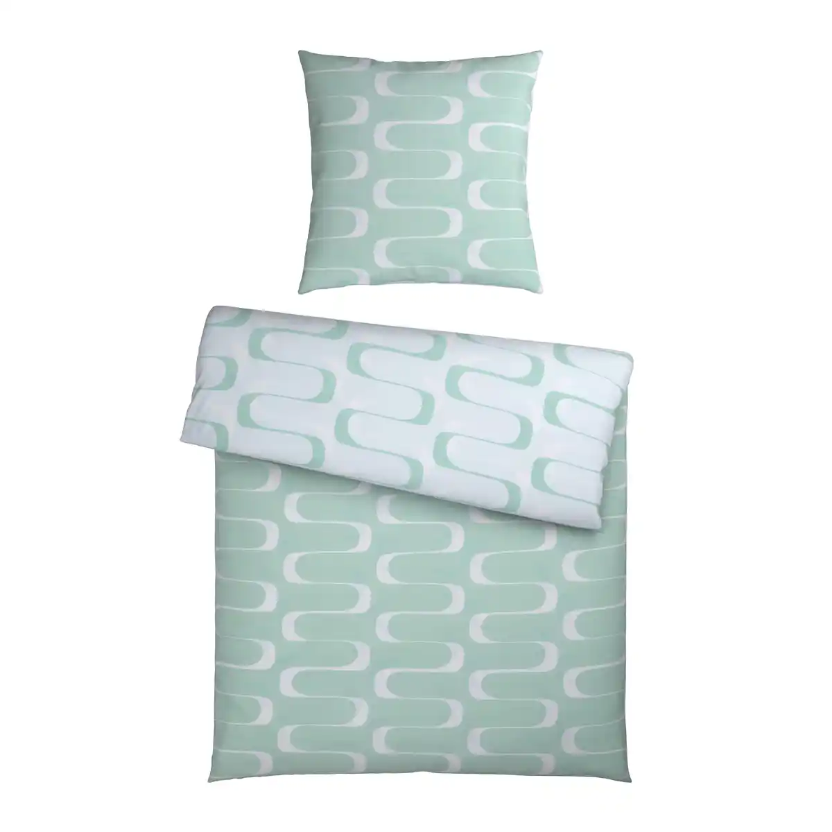 Bild 1 von Bettwäsche Tina Wende Hellgrün ca. 135x200cm, Hellgrün