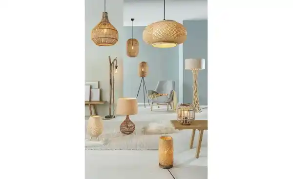 Bild 3 von Trio Stehleuchte, 1-flammig, Sisal braun