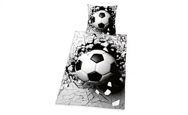 Bild 3 von Herding Bettwäsche-Set 3D Fußball