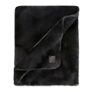 Joop! Plaid J!Sleek, Schwarz, Textil, Uni, 150x200 cm, pflegeleicht, Wohntextilien, Decken, Plaids